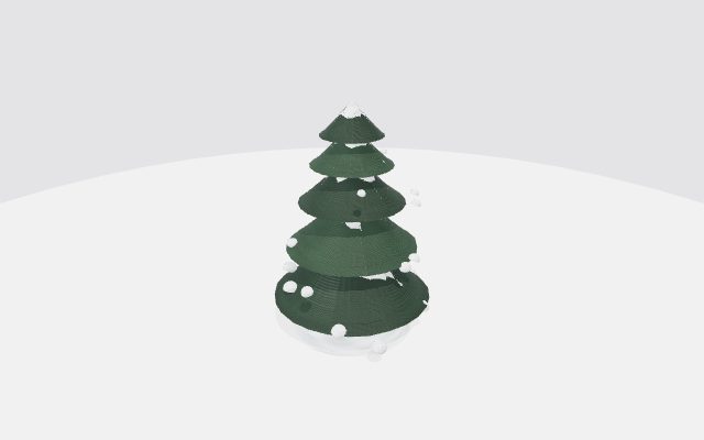 snow-covered pine tree