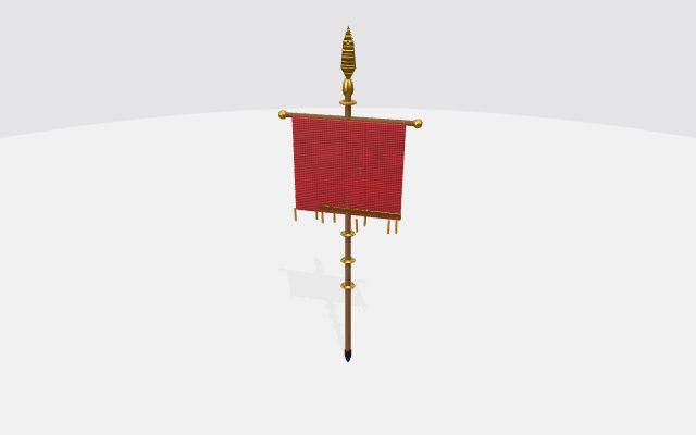Roman legionary vexillum standard
