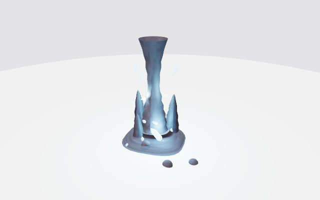 crystal cave stalactite column