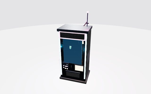 cyberpunk vending machine