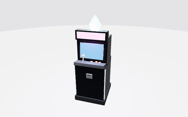 holographic arcade cabinet