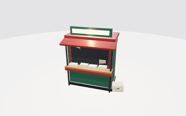 newspaper kiosk stand