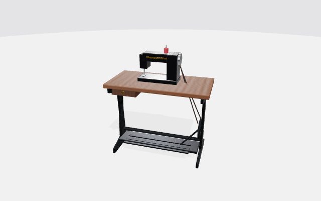 treadle sewing machine table