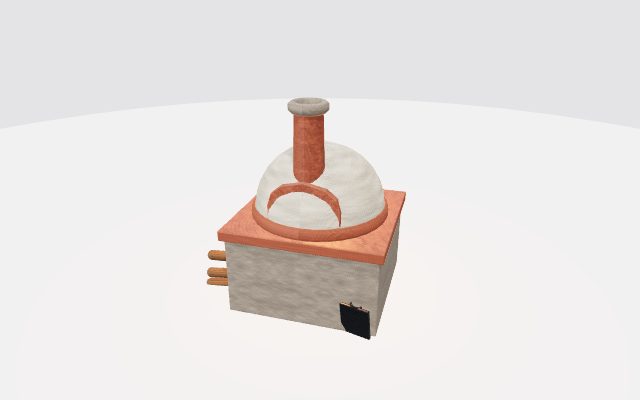 wood-fired pizza oven