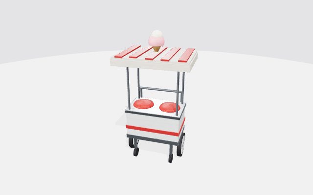 ice cream cart