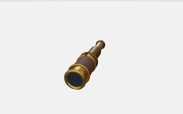 pirate's old spyglass
