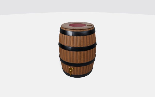 oak wine barrel