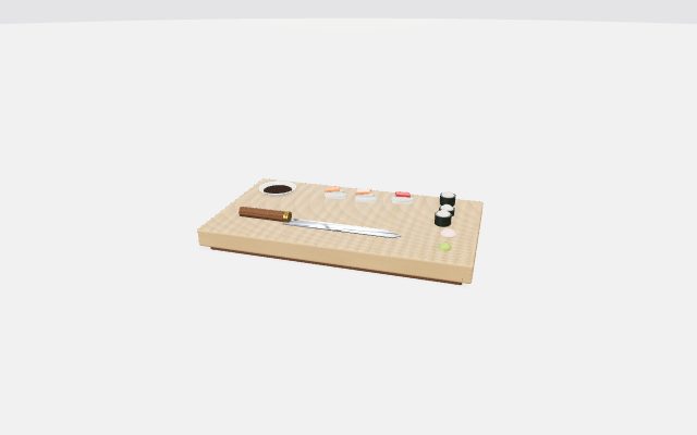 sushi chef cutting board