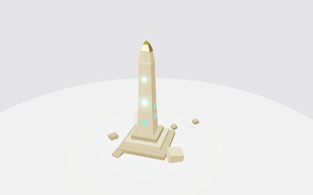 desert ruin obelisk