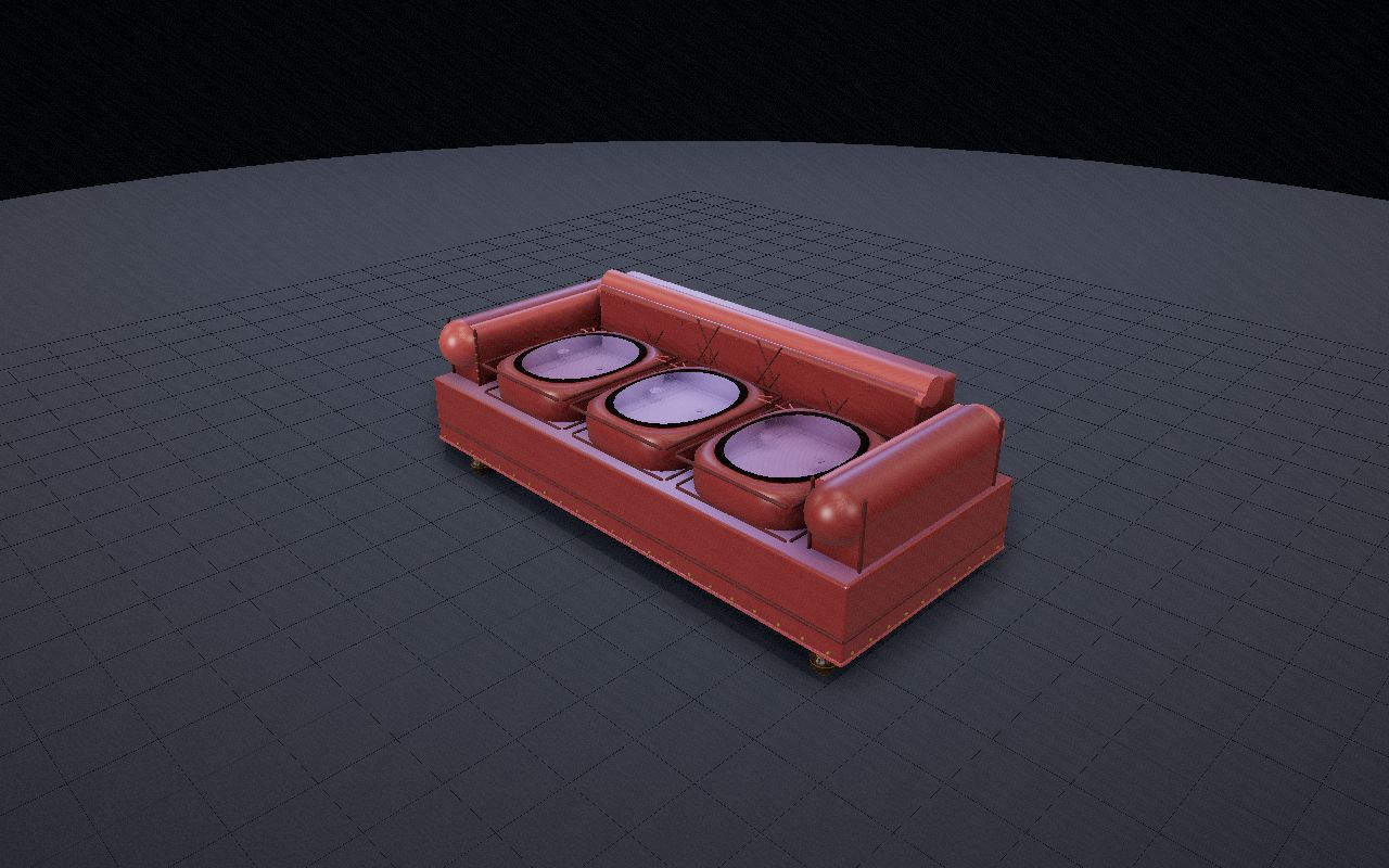 3-seat chesterfield sofa