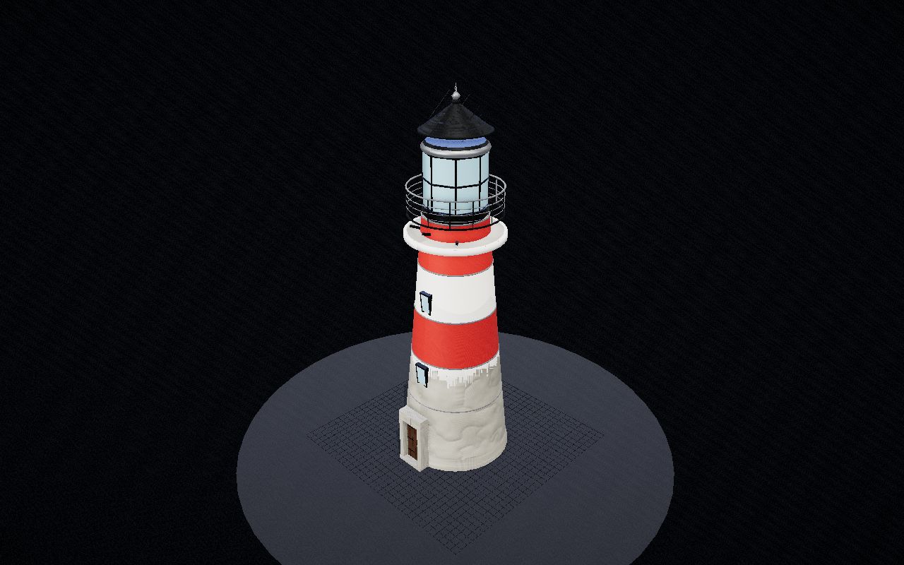 striped lighthouse