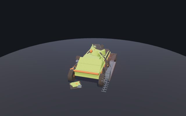 파괴된 전차